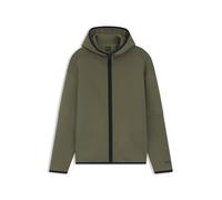 BOSS Relaxed-Fit Kapuzenjacke aus besonders softem Baumwoll-Mix - Style SW_Snug FZ Hood, 50554401 Olive XXXL