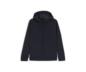 BOSS Relaxed-Fit Kapuzenjacke aus wasserabweisendem Gewebe - Style Otily1, 50566518 Dunkelblau 58