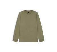 BOSS Relaxed-Fit Longsleeve aus merzerisierter Baumwolle - Style C-Tubby 11, 50531331 Grün XXXL