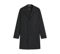 BOSS Relaxed-Fit Mantel aus karierter Wolle mit Kaschmir - Style H-Clark-254, 50551618 Schwarz 48