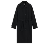 BOSS Relaxed-Fit Mantel aus Woll-Mix mit Gürtel - Style Cantony, 50577807 Dunkelblau 34