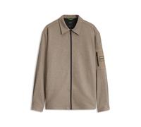 BOSS Relaxed-Fit Overshirt aus Woll-Mix mit Reißverschluss - Style ST_Transit Wool L, 50570264 Hellbraun L