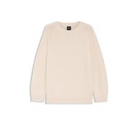 BOSS Relaxed-Fit Pullover aus Baumwolle - Style Fovila, 50540213 Natur S