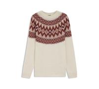 BOSS Relaxed-Fit Pullover aus Fair-Isle-Strick - Style C-Hisle, 50550013 Hellbeige XXXL
