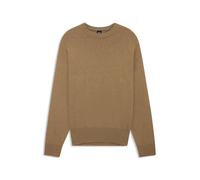 BOSS Relaxed-Fit Pullover aus Schurwolle - Style C-Hercole, 50550001 Beige XL