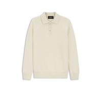 BOSS Relaxed-Fit Pullover aus strukturiertem Kaschmir mit Polokragen - Style L-Ulan, 50555194 Natur M