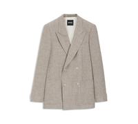BOSS Relaxed-Fit Sakko aus fein gemustertem Gewebe - Style C-Callum-DB-262, 50561956 Beige 58