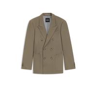 BOSS Relaxed-Fit Sakko aus Stretch-Gewebe - Style C-Callum-DB-Peak-254, 50551531 Hellbraun 48