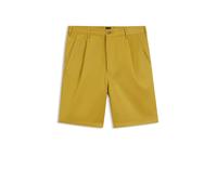 BOSS Relaxed-Fit Shorts aus Baumwolle mit Twill-Struktur - Style C-Kai-DPL-Shorts-L, 50557421 Gold 32