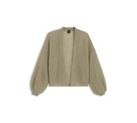 BOSS Relaxed-Fit Strickjacke mit offener Strickstruktur - Style C_Furgovia_1, 50566867 Grün XL