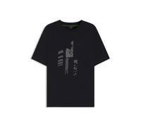 BOSS Relaxed-Fit T-Shirt aus Baumwoll-Jersey mit Artwork-Print - Style Tee GRX Zone, 50552184 Dunkelblau S