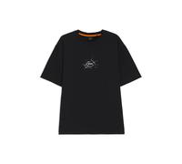 BOSS Relaxed-Fit T-Shirt aus Baumwolle mit Logo-Artwork - Style Te_voyage, 50546370 Schwarz M