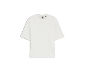 BOSS Relaxed-Fit T-Shirt aus Baumwolle mit Waffelstruktur - Style Te_Waffle_Z, 50574606 Natur XL