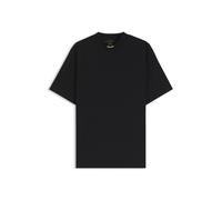 BOSS Relaxed-Fit T-Shirt aus Stretch-Baumwolle mit Stehkragen - Style Tee Collar, 50562120 Schwarz XXL