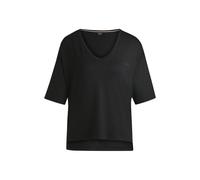 BOSS Relaxed-Fit T-Shirt aus Stretch-Jersey mit V-Ausschnitt - Style CP Stripe_T-Shirt, 50535723 Schwarz XS