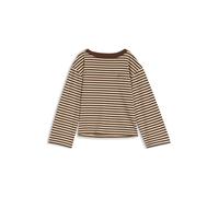 BOSS Relaxed-Fit Top aus Baumwoll-Jersey mit Streifen-Muster - Style C_Ewa_stripe, 50569012 Gemustert XS