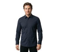 Langarmhemd BOSS ORANGE "Relegant Regular Fit", Herren, Gr. XL, N-Gr, dunkelblau406, Web, Obermaterial: 100% Baumwolle, regular fit, hoch geschlossener Ausschnitt, eingesetzt 2-Knopf-Manschette mit Kn
