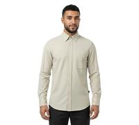BOSS Orange Hemd Herren Regular Fit Langarm Leinen beige, XL