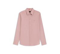 BOSS Regular-Fit Hemd aus strukturierter Stretch-Baumwolle - Style Relegant_6_M, 50543498 Hellorange M