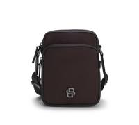 BOSS Reporter-Tasche aus Twill mit Double-B-Monogramm - Style B_Icon_NS Crossb, 50523462 Dunkelbraun ONESI