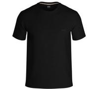 BOSS Rib T Shirt Schwarz Baumwolle Small Herren