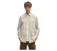 BOSS Regular-Fit Hemd aus Baumwoll-Flanell - Style Rickert_M, 50530843 Beige gemustert L