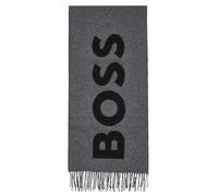 BOSS Schal Rikard 35 x 180 cm Wolle Herren Grau Einheitsgröße