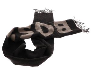 BOSS Rikard Knitted Scarf 35X180 Open Green