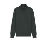 BOSS Rollkragenpullover aus Baumwoll-Mix mit Kaschmir und Logo-Aufnäher - Style Akiro_S, 50527573 Dunkelgrün L