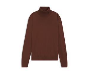 BOSS Rollkragenpullover aus extrafeiner Merinowolle - Style H-Musso, 50565517 Braun L