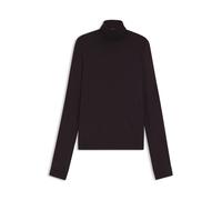 BOSS Rollkragenpullover aus Schurwolle Damen aubergine, L