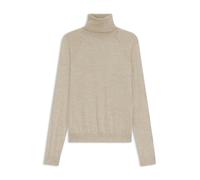 BOSS Rollkragenpullover aus Merinowolle - Style Frizani, 50548298 Hellbeige S