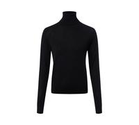 BOSS Rollkragenpullover aus Schurwolle Damen Feinstrick schwarz, M