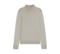 BOSS Rollkragenpullover aus Woll-Mix mit Logo-Stickerei - Style Avac_M, 50501761 Hellbeige M