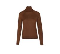 BOSS Slim-Fit Rollkragenpullover aus extrafeiner Merinowolle - Style Frizani, 50548298 Braun L