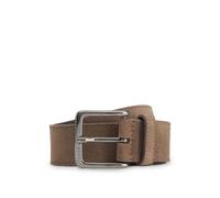 BOSS Herren Gürtel aus Leder RONNIE_SD_ST, beige, Gr. 110