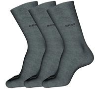 Hugo Boss Herren Socken Finest Soft Cotton Threepack – Grau 3er Pack Größe 47-50