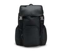 BOSS Rucksack aus italienischem Leder mit Double-B-Monogramm - Style B_Icon_L_Backpack, 50558846 Schwarz ONESI