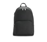 BOSS Rucksack aus italienischem Leder - Style New Crosstown_S Bckp, 50536142 Schwarz ONESI