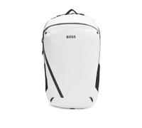BOSS Rucksack aus Kunstleder mit reflektierenden Details - Style Stenson_Backpack, 50558331 Natur ONESI