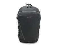 BOSS Rucksack aus Kunstleder mit reflektierenden Details - Style Stenson_Backpack, 50558331 Schwarz ONESI