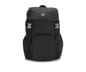 BOSS Rucksack aus Twill mit Double-B-Monogramm - Style B_Icon_Backpack, 50516809 Schwarz ONESI
