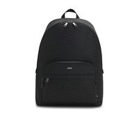 BOSS Rucksack mit Monogrammen und Folien-Logo-Prägung - Style Zair_MN_S. Backpack, 50552571 Schwarz ONESI