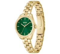 BOSS Goldfarbene Uhr mit grünem Zifferblatt - Style SAGE, 58129499 Gold ONESI