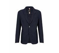 BOSS Slim-Fit Sakko aus fein gemusterter Stretch-Wolle - Style C-Hanry-224, 50480317 Dunkelblau 46