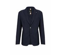 BOSS Slim-Fit Sakko aus fein gemusterter Stretch-Wolle - Style C-Hanry-224, 50480317 Dunkelblau 50