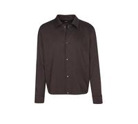 BOSS Relaxed-Fit Overshirt aus Leinen-Mix - Style P-Carper-Coach-WG261, 50561971 Dunkelbraun 56