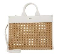 BOSS Gewebte Tote Bag mit goldfarbenem Logo - Style Sandy Tote SPU, 50541748 Beige ONESI