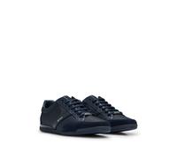 Hugo Boss Sneaker Saturn_Lowp_mx A_N Veloursleder und Kunstleder Dunkelblau 46