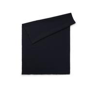 BOSS Schal aus Baumwoll-Mix mit Wolle und Monogramm-Muster - Style Ledonio_60*180, 50517765 Dunkelblau ONESI